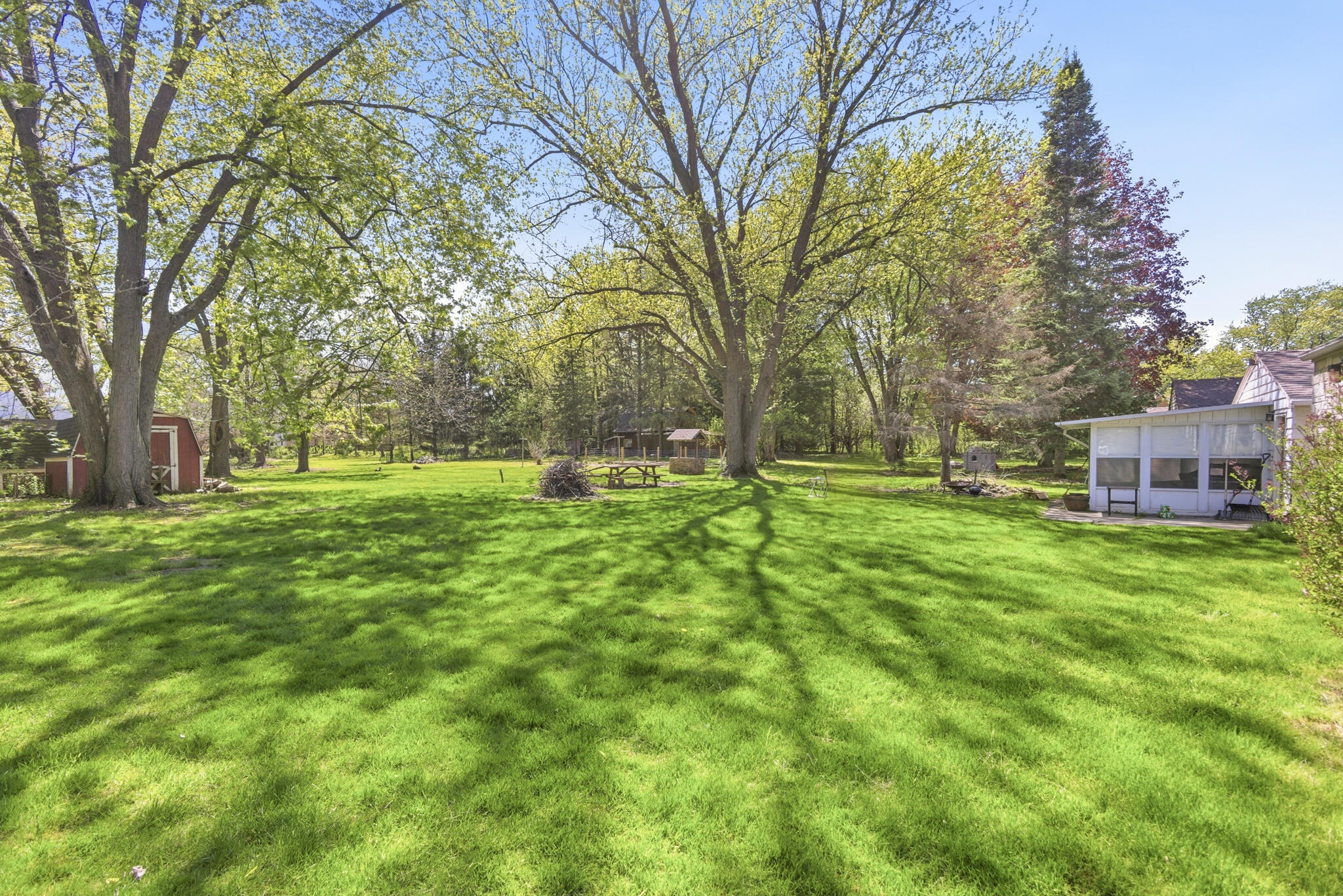 12215 West Mc Shane Road Franklin, WI 53132 - Photo 25 of 25 Backyard + shed