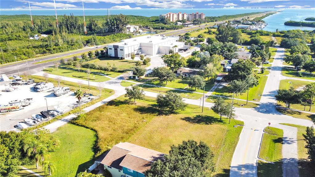 a view of swimming pool from a city view