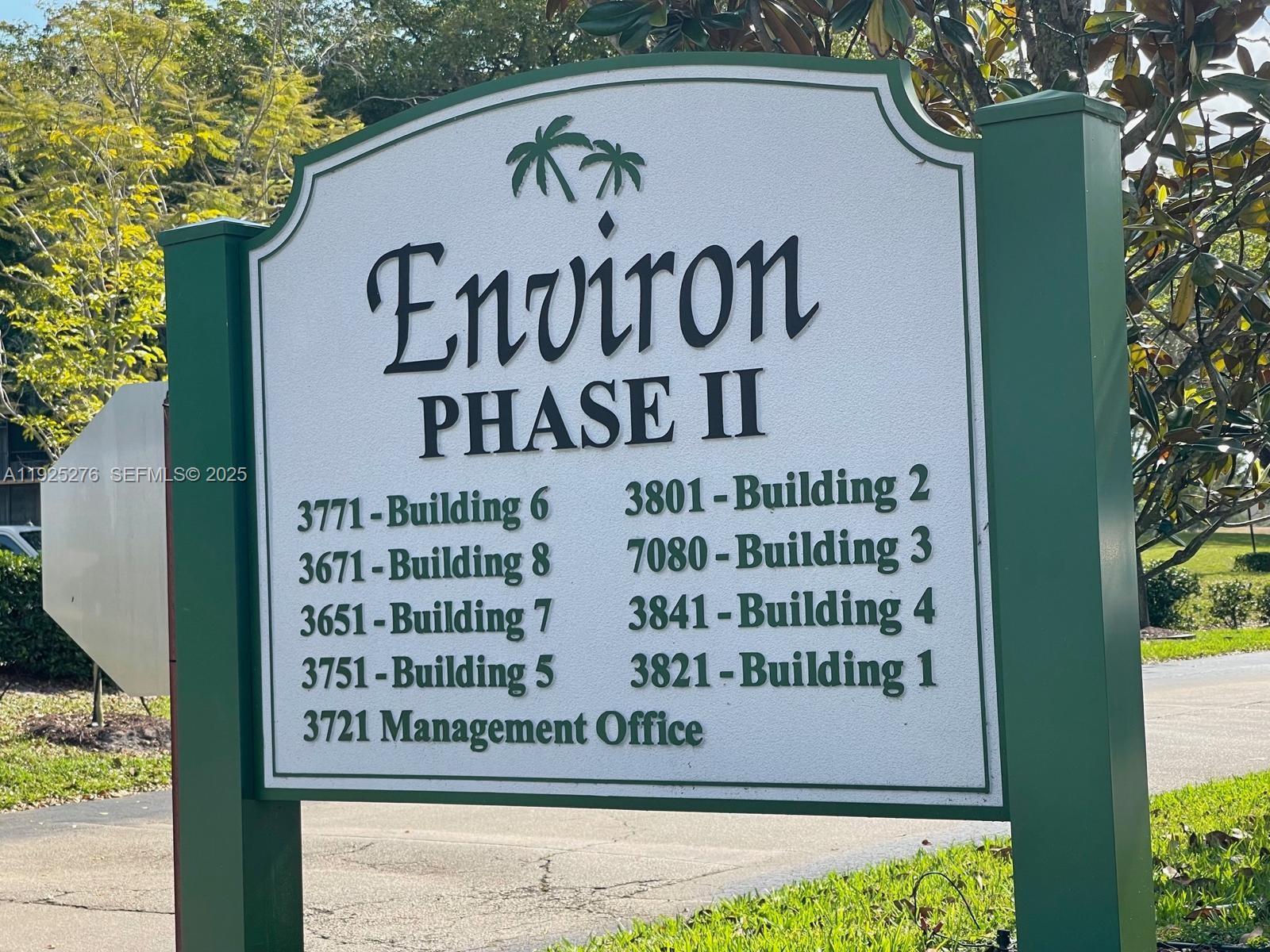 3671 Environ Boulevard, Unit 369 Lauderhill, FL 33319 - Photo 15 of 21 a sign on the side of a building