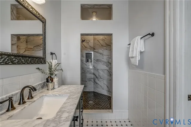 an aerial view of a city with lots of residential buildings