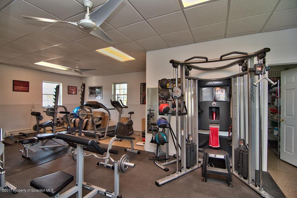 2325 Aberdeen Road Moscow, PA 18444 - Photo 14 of 43 a view of a room with gym equipment