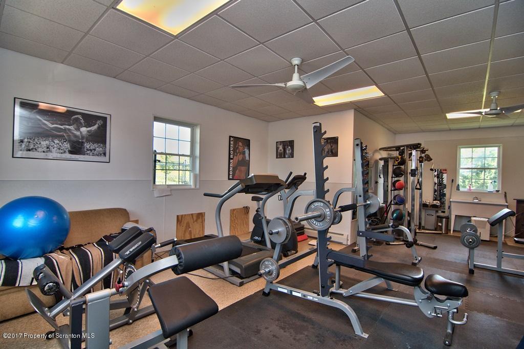 2325 Aberdeen Road Moscow, PA 18444 - Photo 15 of 43 a view of a room with gym equipment