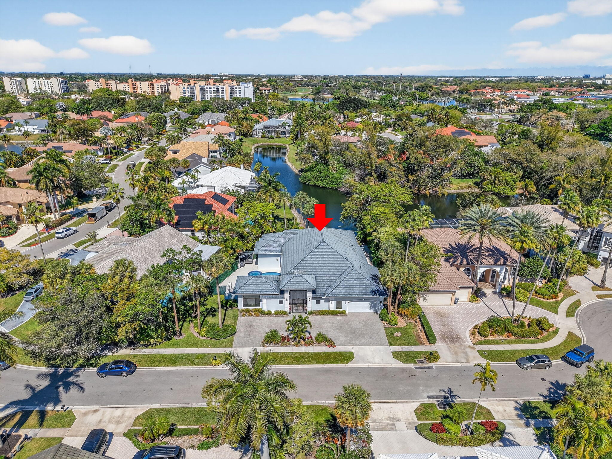 7075 Siena Court Boca Raton, FL 33433 - Photo 45 of 50 an aerial view of residential houses with outdoor space
