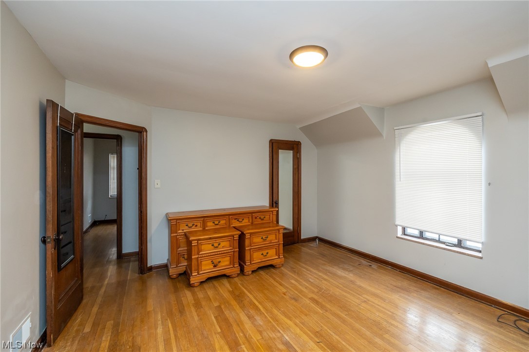 4668 Broadale Road Cleveland, OH 44109 - Photo 18 of 25 Spare room featuring light hardwood / wood-style flooring