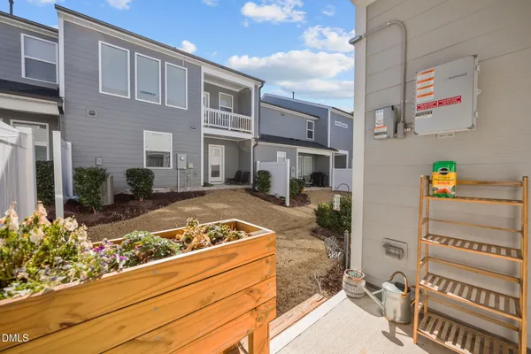 a view of a house with a patio