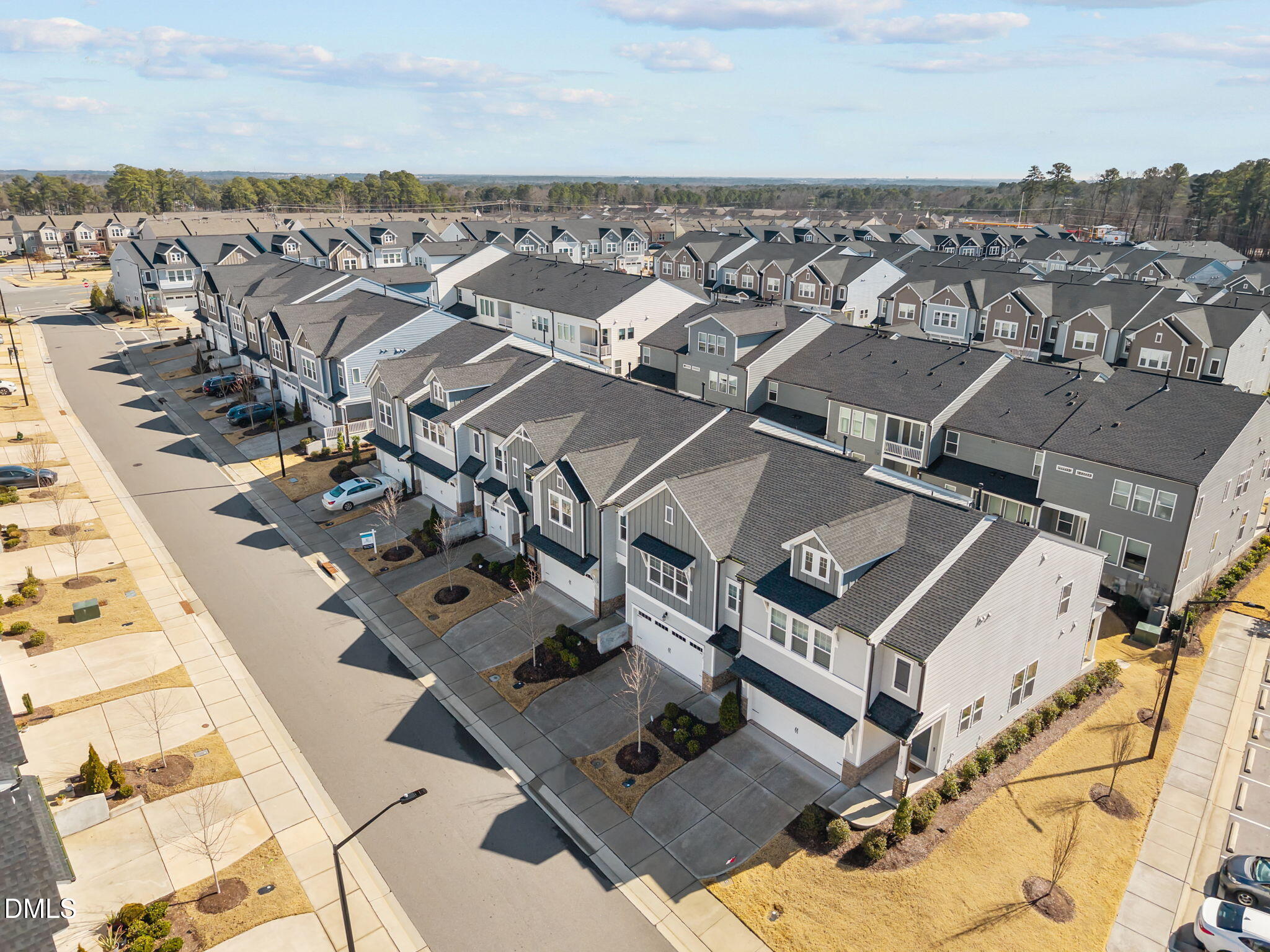 6523 Amber Springs Drive Durham, NC 27713 - Photo 31 of 32 an aerial view of multiple house