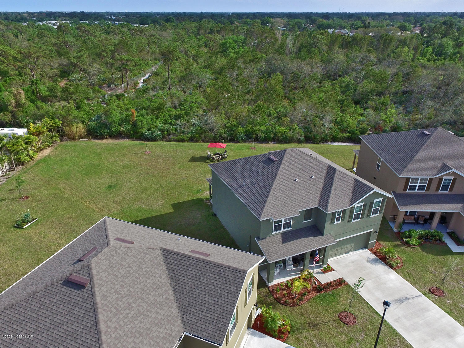 4637 Amaca Bay Lane Melbourne, FL 32935 - Photo 31 of 52 an aerial view of a house