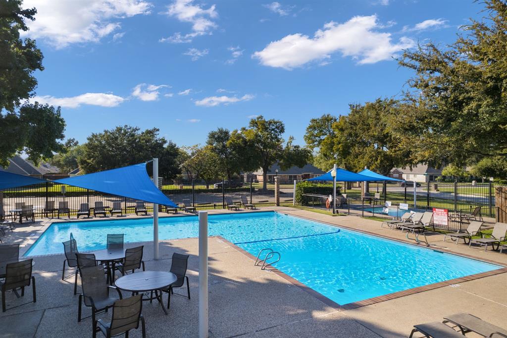 6512 Mc Cormick Ranch Court Plano, TX 75023 - Photo 35 of 40 a view of a swimming pool with sitting area
