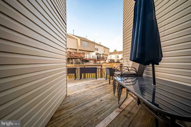 a view of outdoor space and deck