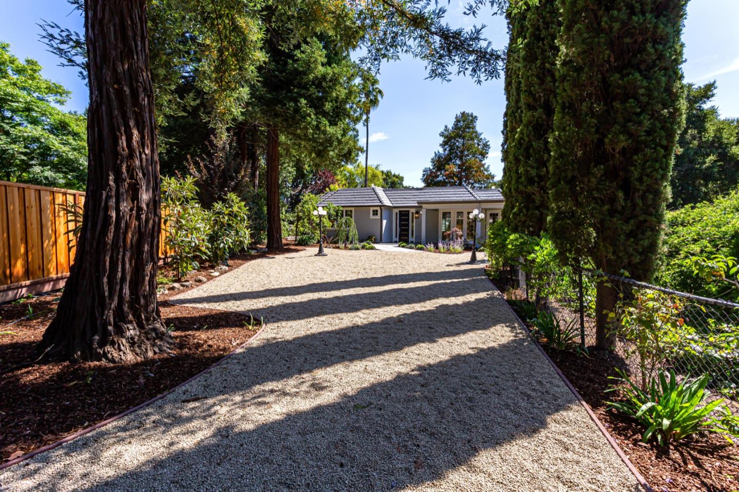 11 A Cowell Lane Atherton, CA 94027 - Photo 3 of 35 a view of house with outdoor space and garden