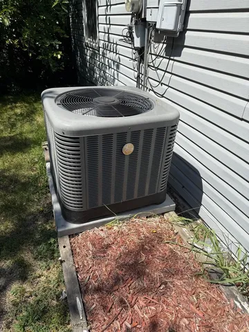 a view of fountain in the backyard