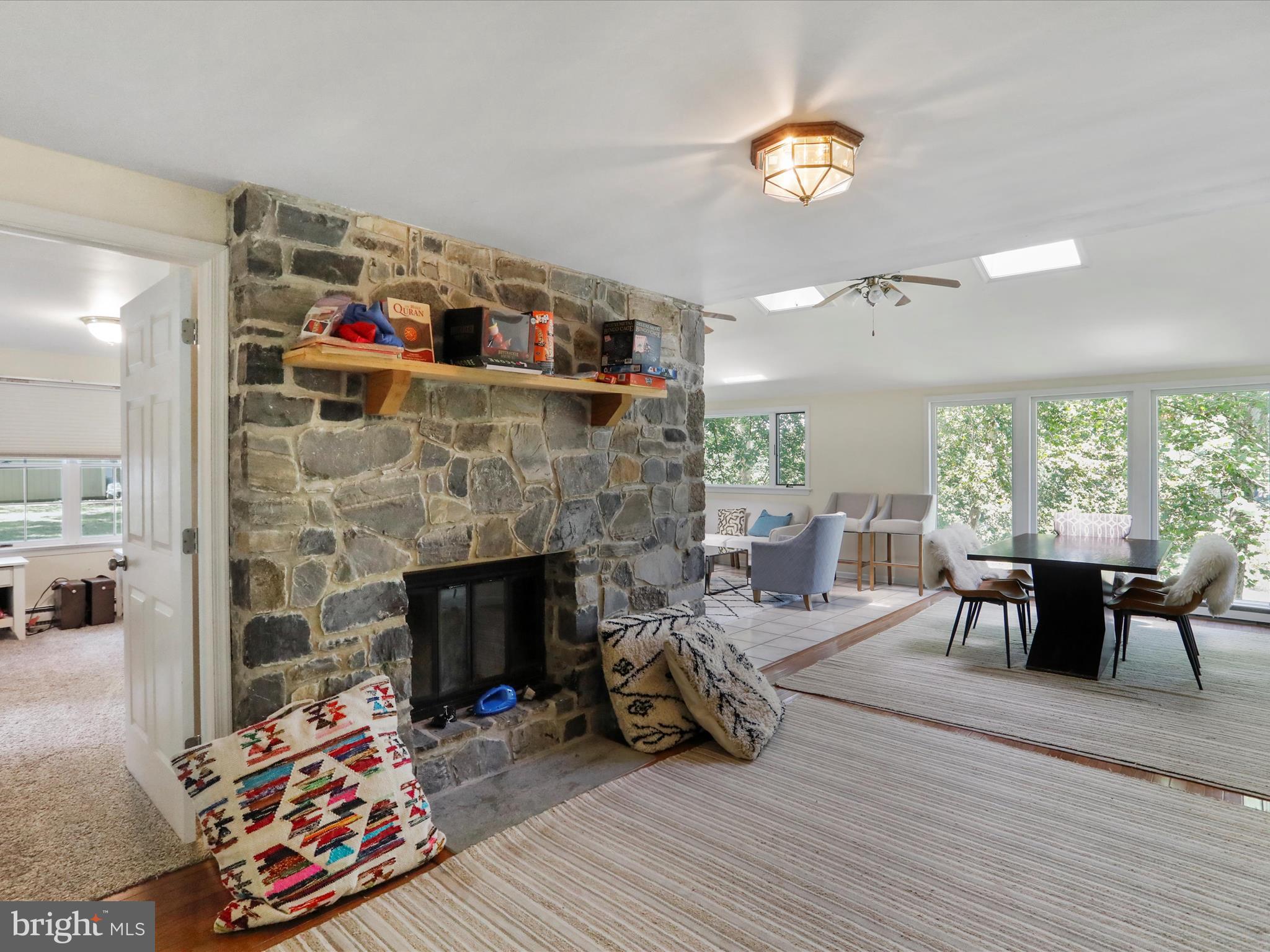 999 Aspero Lane Falling Waters, WV 25419 - Photo 17 of 57 a living room with furniture and a fireplace