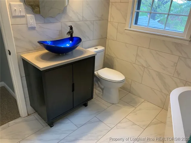 a bathroom with a sink and a toilet
