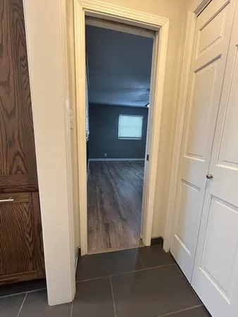 a backyard of a house