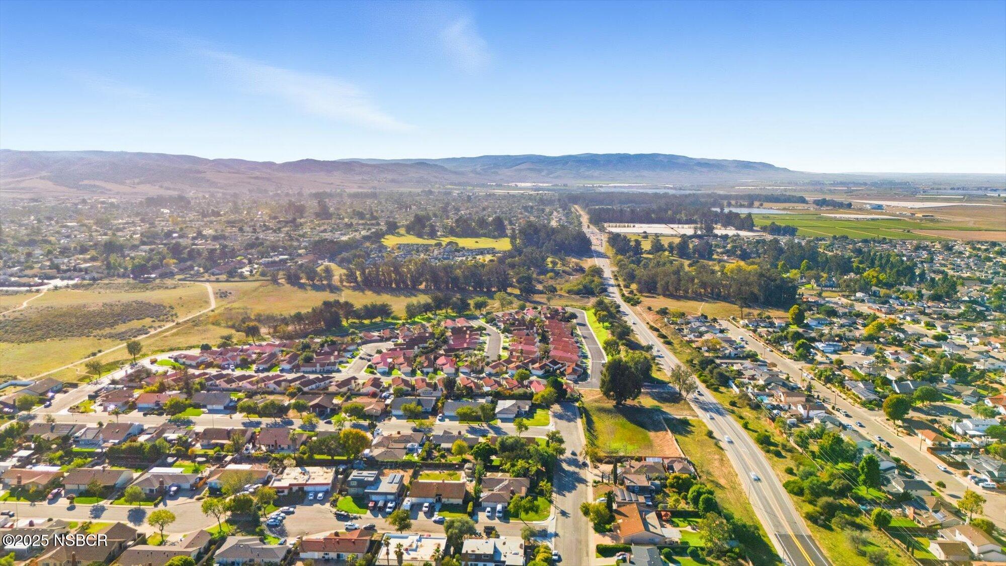 4300 Ridgecrest Street Santa Maria, CA 93455 - Photo 35 of 40 an aerial view of residential house with outdoor space and trees