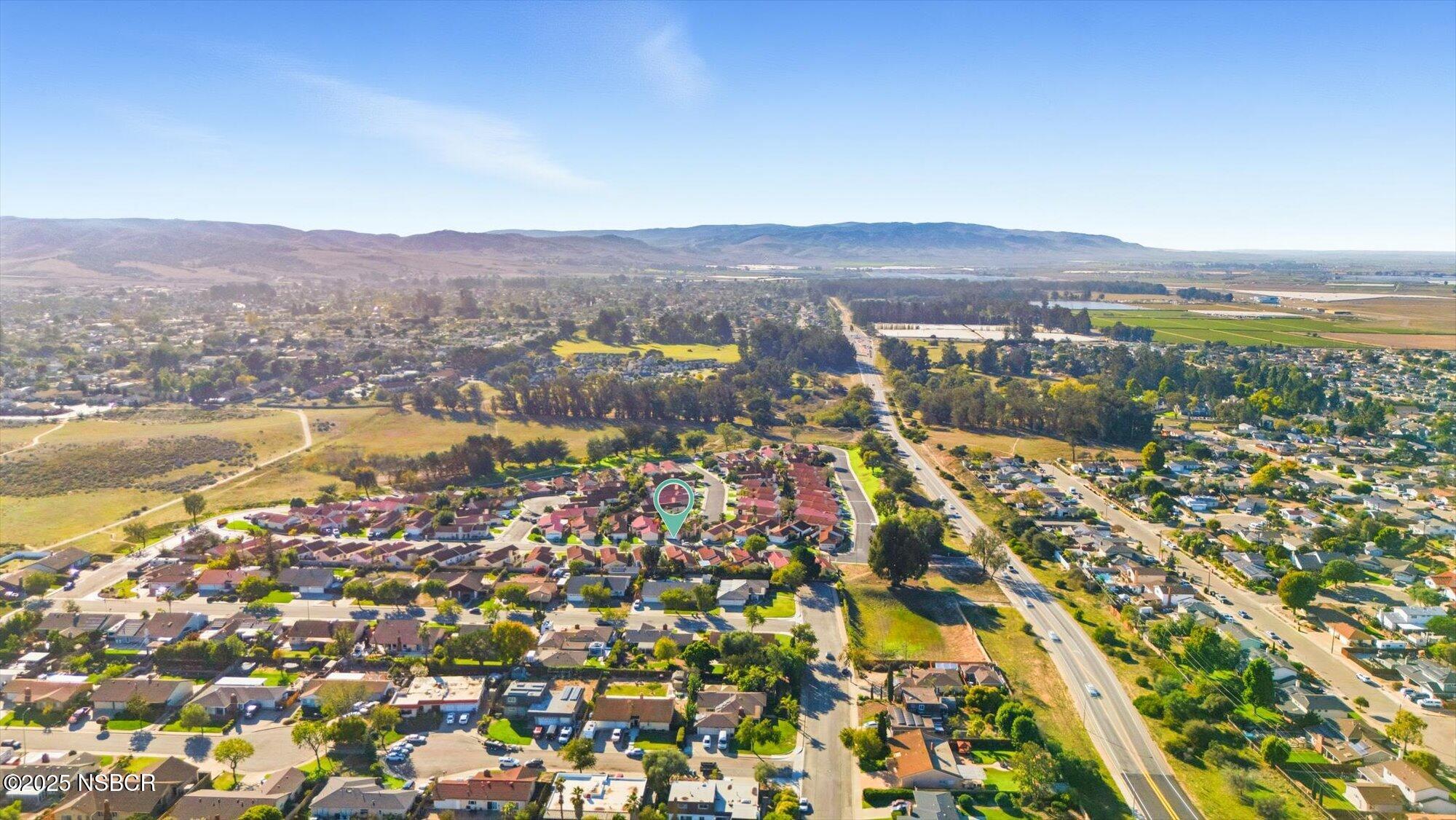 4300 Ridgecrest Street Santa Maria, CA 93455 - Photo 40 of 40 an aerial view of residential house with outdoor space and trees