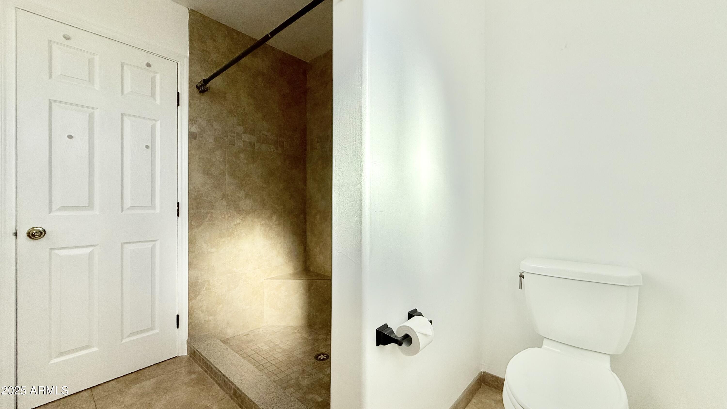 413 North Flint Street Gilbert, AZ 85234 - Photo 16 of 19 a bathroom with a toilet and a shower