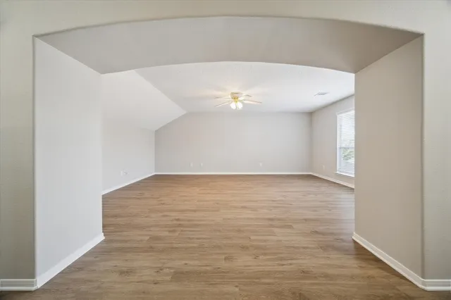 a view of an empty room