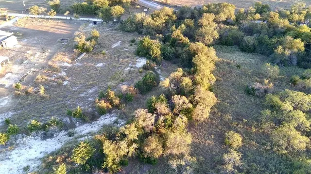 a aerial view of a house