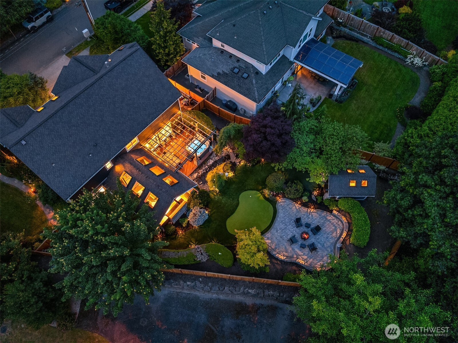 8907 Northeast 152nd Place Bothell, WA 98011 - Photo 37 of 39 an aerial view of a house