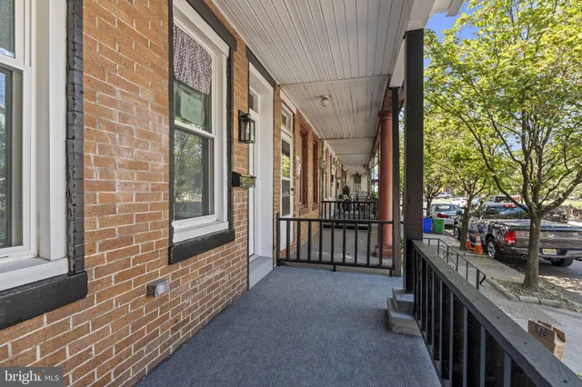 a view of a house with a balcony