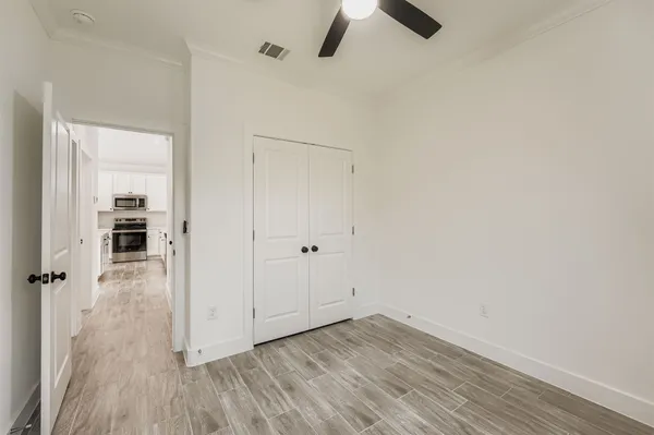 wooden floor in an empty room