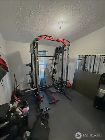 a view of a hallway with entryway