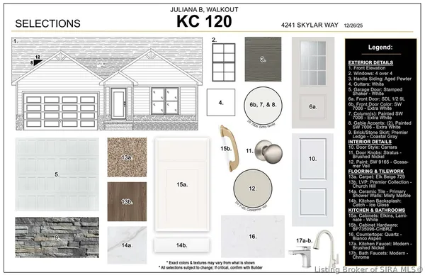 $438,900 | 4241-lot 120 Skylar Way, New Albany, IN 47150