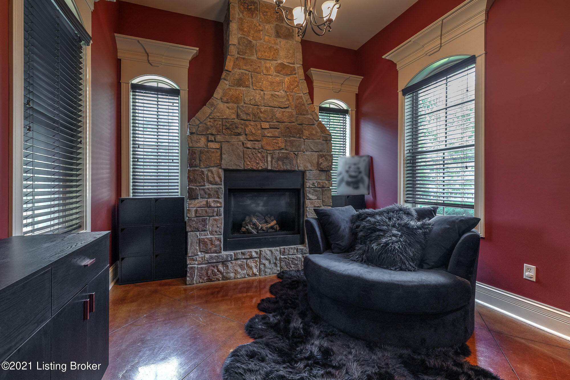 1018 Poplar Ridge Road Goshen, KY 40026 - Photo 54 of 76 Basement fireplace