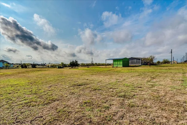a view of an ocean and beach