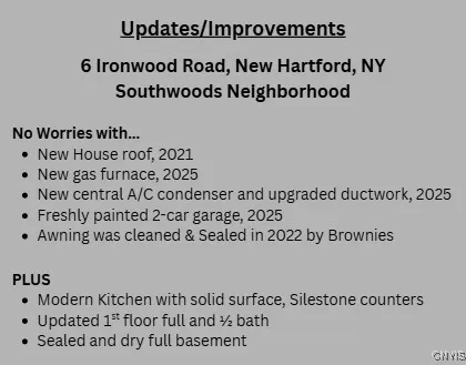 $549,000 | 6 Ironwood Road, New Hartford, NY 13413