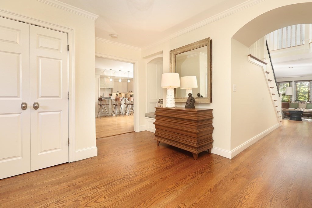 16 Pilgrim Road Newton, MA 02468 - Photo 2 of 25 a view of a room with wooden floor and furniture