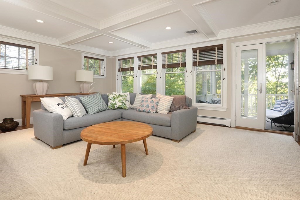 16 Pilgrim Road Newton, MA 02468 - Photo 5 of 25 a living room with furniture and a large window