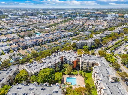 an aerial view of city