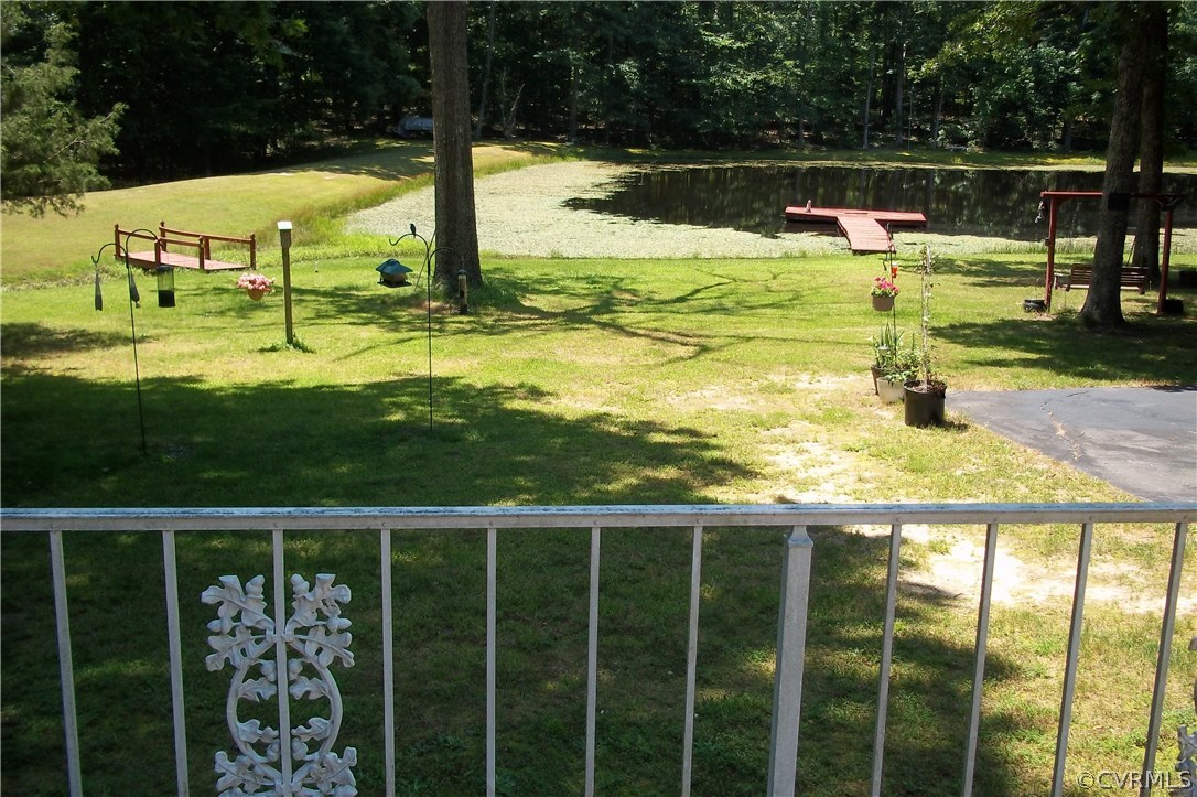 19613 Genito Road Moseley, VA 23120 - Photo 13 of 22 a view of lake from a balcony
