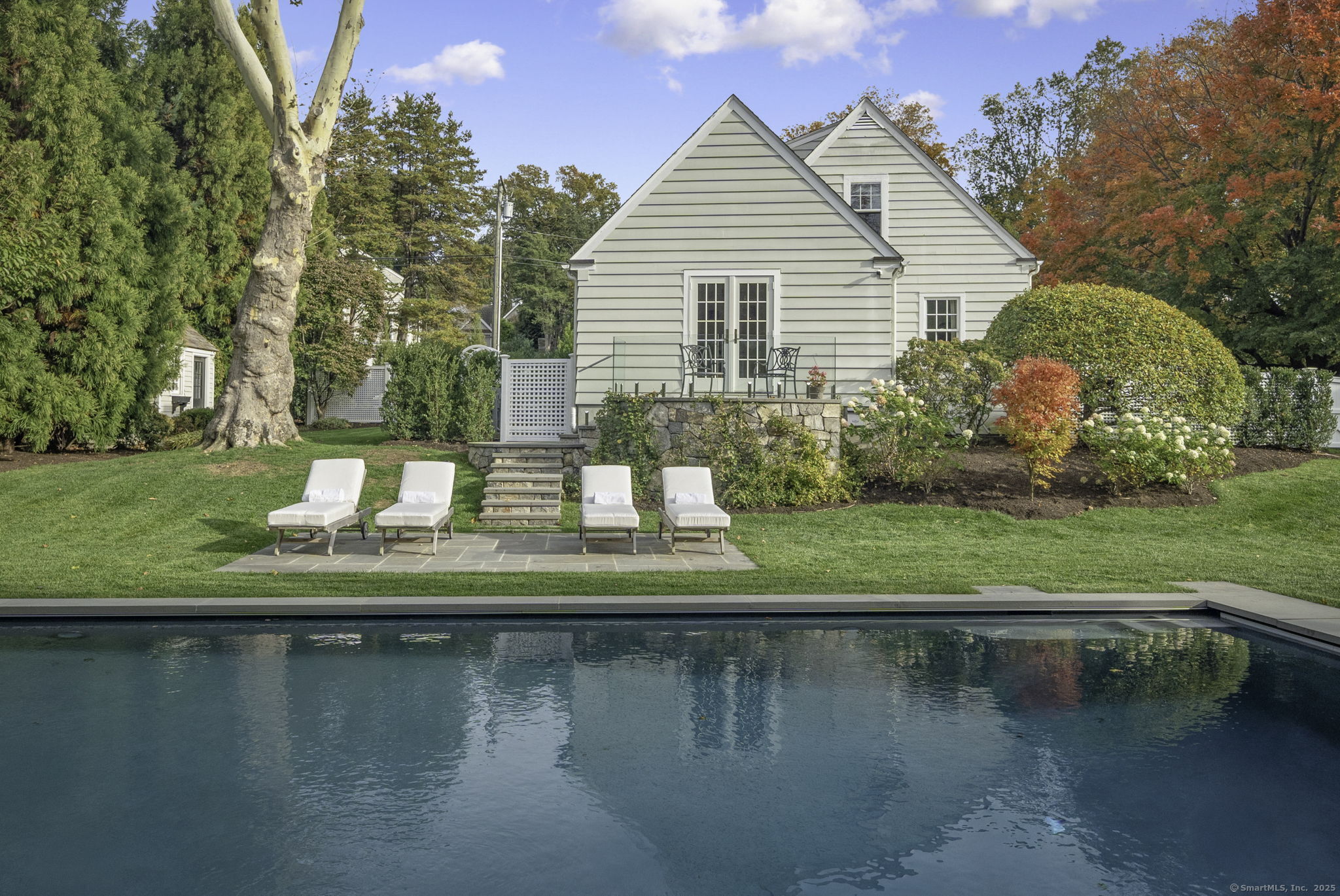1 Flicker Lane Norwalk, CT 06853 - Photo 36 of 39 a view of swimming pool with yard and green space