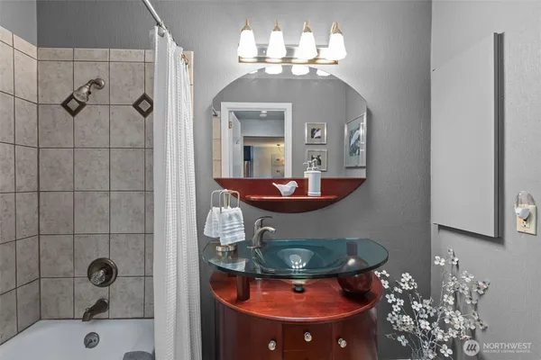 a room with a chandelier and a chandelier