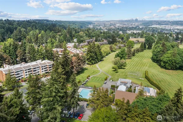 a view of an outdoor space and tennis court