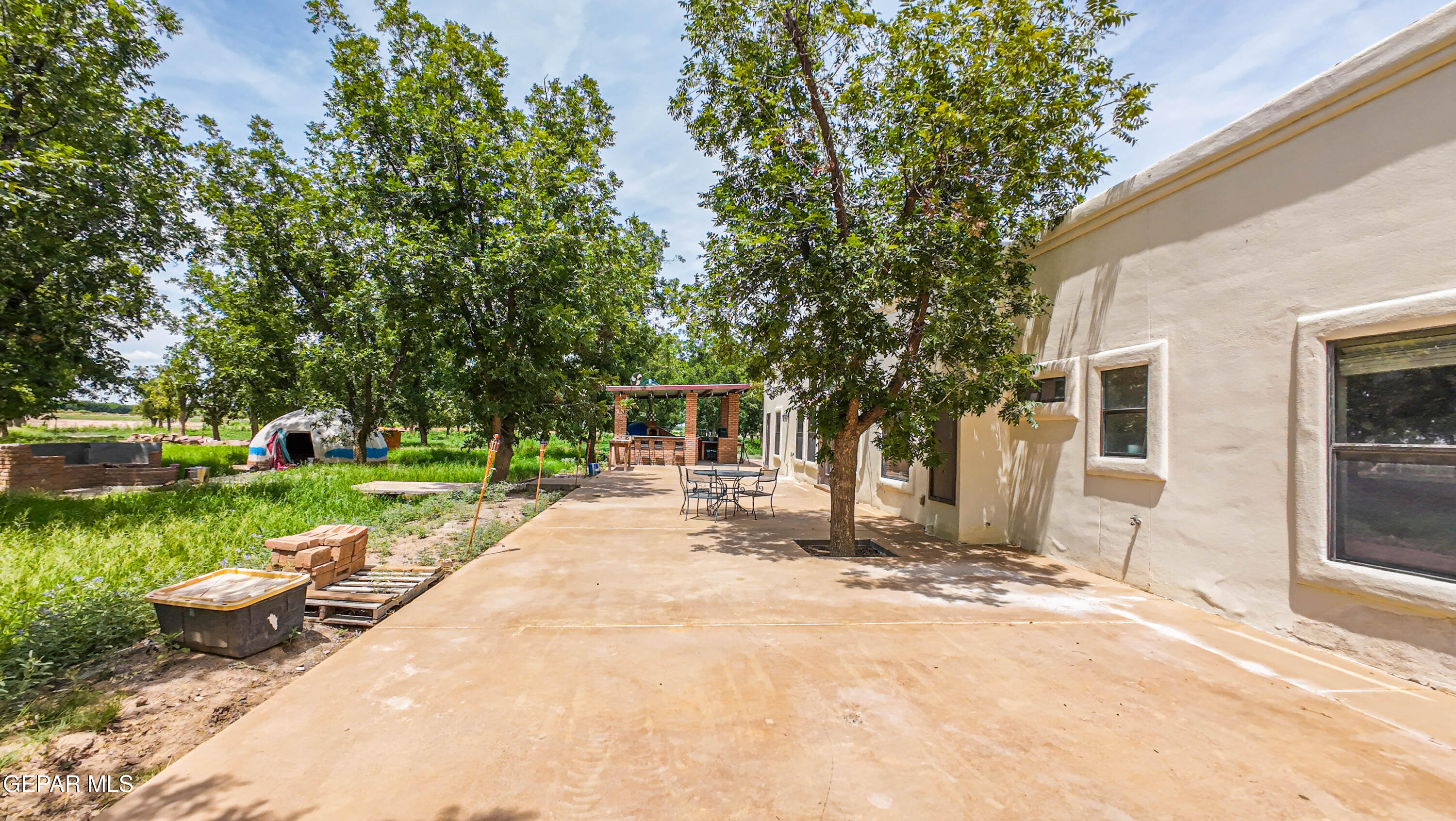 617 Wallace Road Anthony, NM 88021 - Photo 72 of 87 a view of a house with backyard and a tree