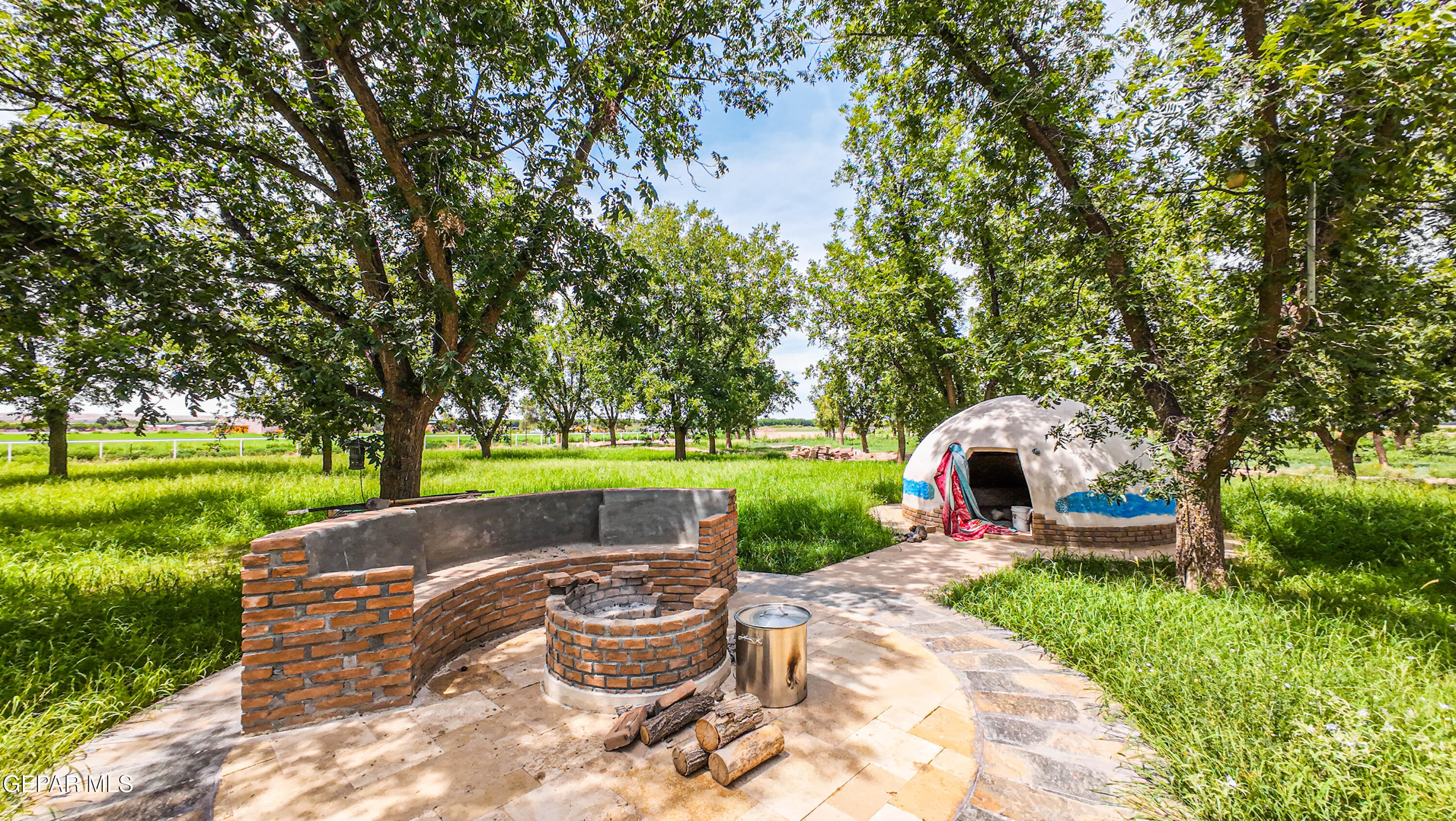 617 Wallace Road Anthony, NM 88021 - Photo 74 of 87 a view of a garden with an outdoor space