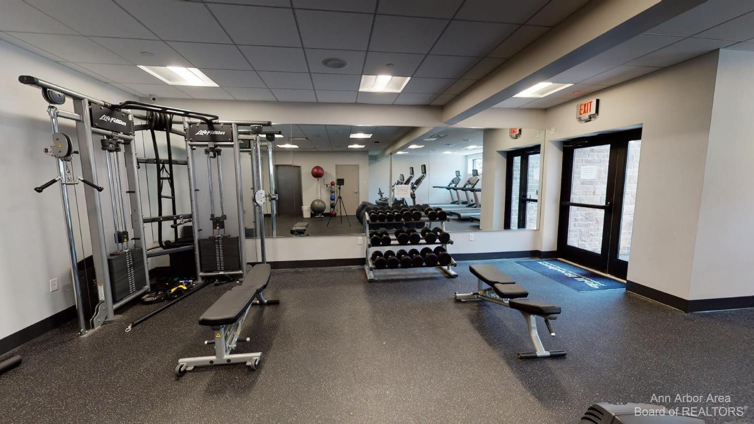 2907 Corston Road Ann Arbor, MI 48105 - Photo 41 of 100 Clubhouse Weight and Cardio Room