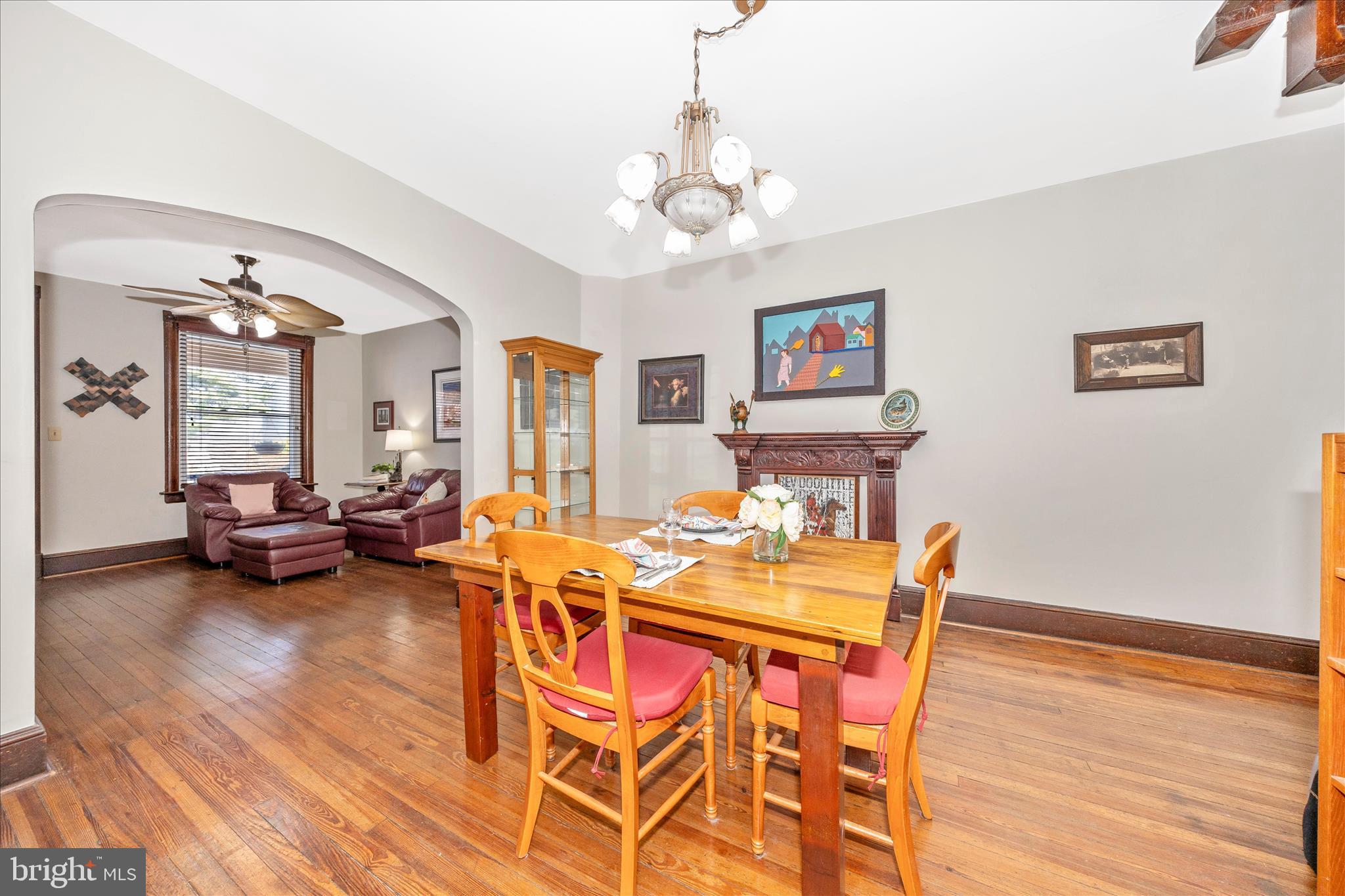 24 East 8th Street Frederick, MD 21701 - Photo 15 of 51 a view of a dining room with furniture and wooden floor