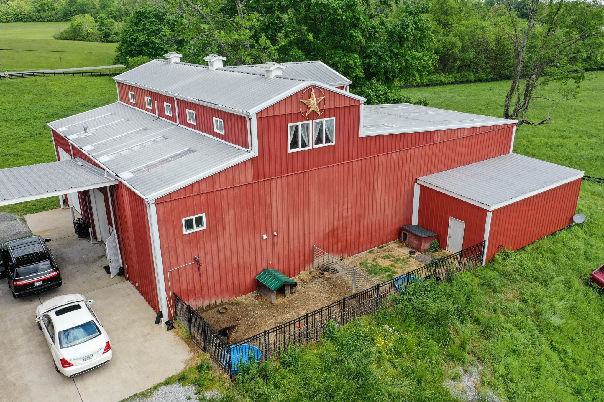 832 Jones Creek Road Dickson, TN 37055 - Photo 1 of 53 an aerial view of a house with garden space and street view