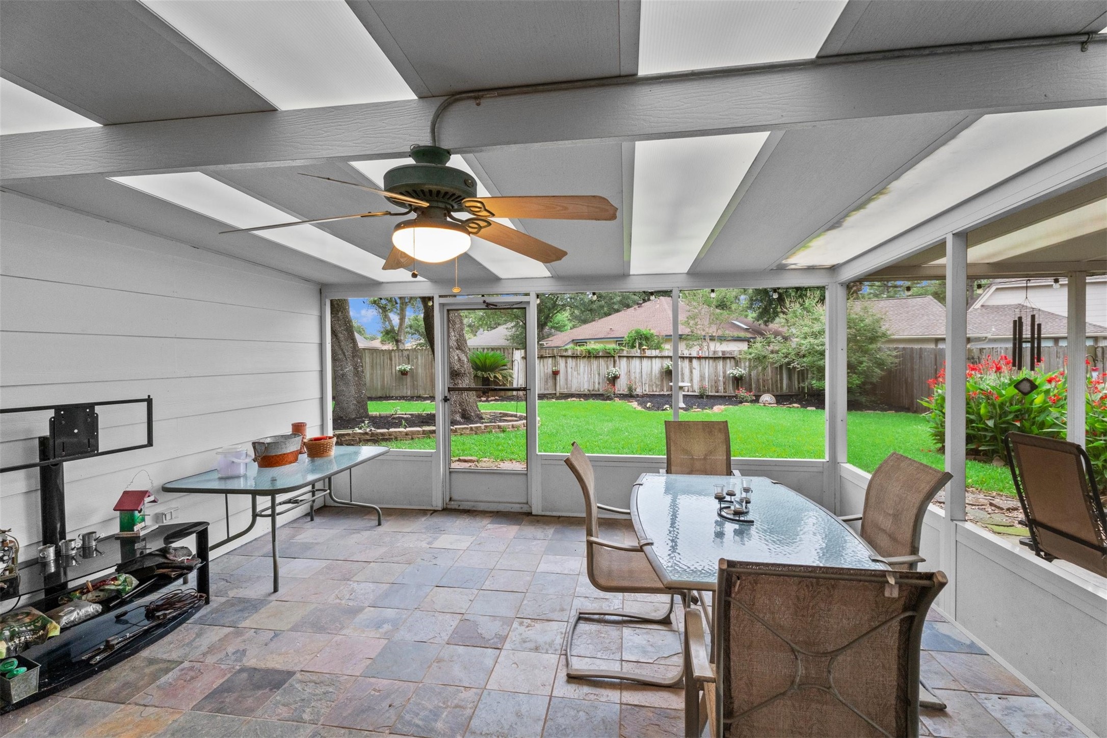 3826 Shipman Lane Spring, TX 77388 - Photo 38 of 43 Enjoy the game in your mosquito-free zone!