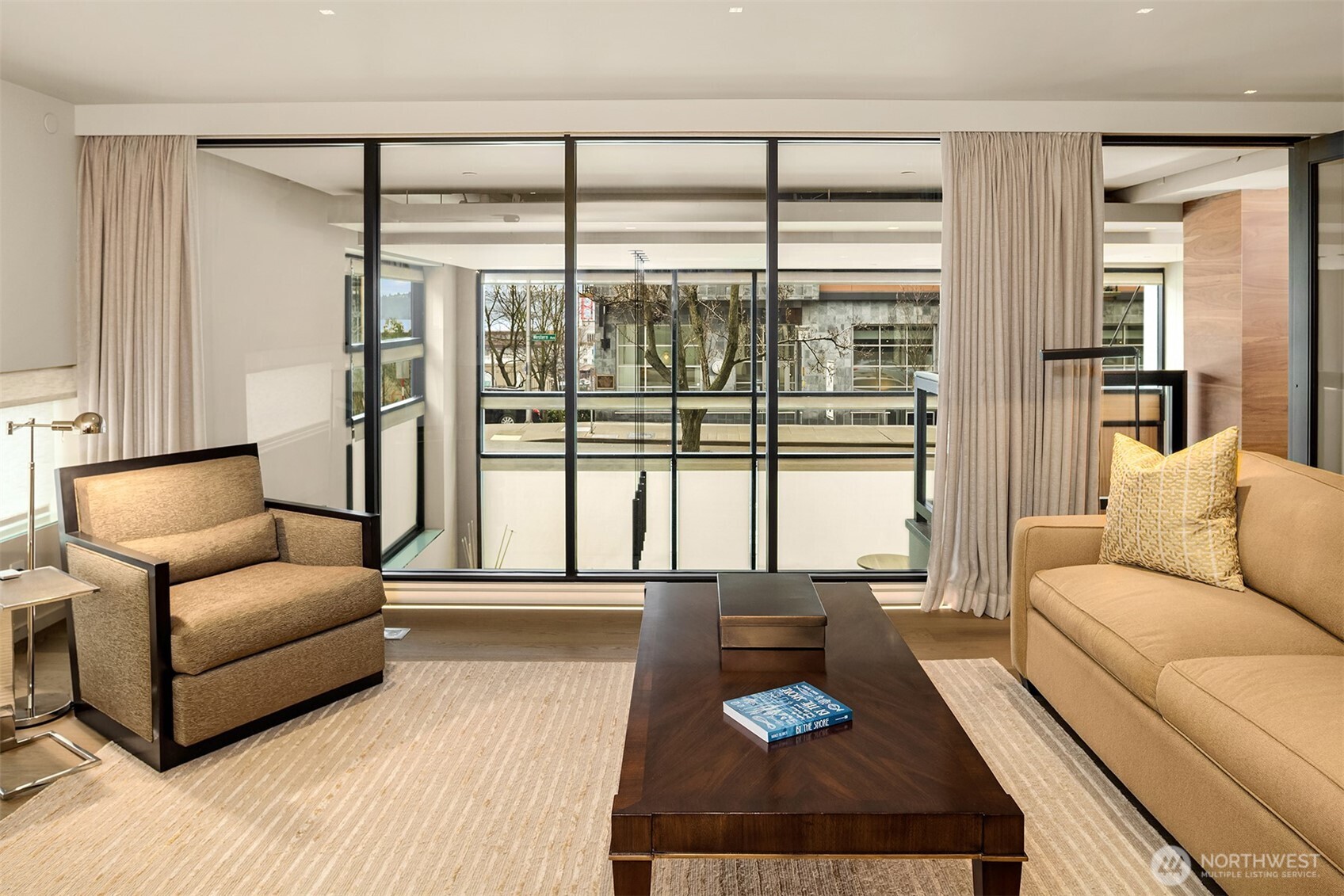 80 Vine Street, Unit 2600 Seattle, WA 98121 - Photo 23 of 40 a living room with furniture and a large window