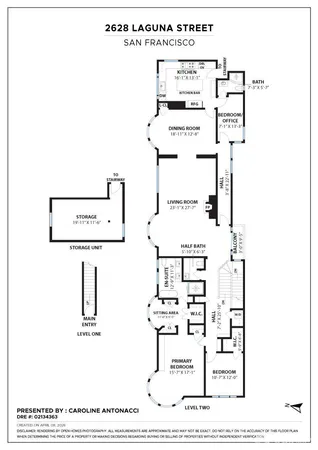 $2,995,000 | 2628 Laguna Street, San Francisco, CA 94123