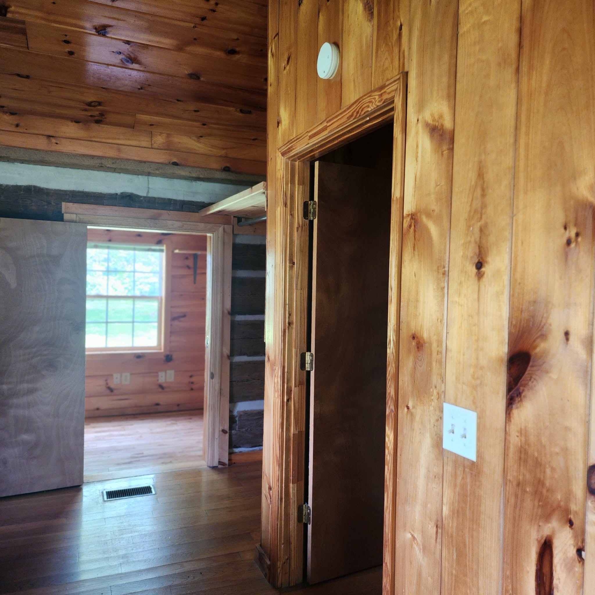 145 Mrs Gower Road Lawrenceburg, TN 38464 - Photo 17 of 26 a view of empty room with wooden floor and fan