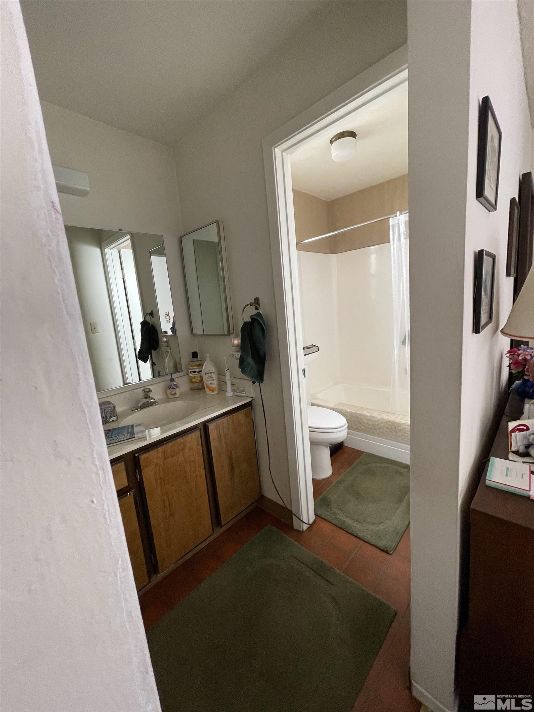 1234 Conway Lane Reno, NV 89503 - Photo 9 of 11 a bathroom with a sink and a mirror
