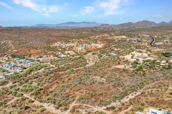 a view of city and mountain