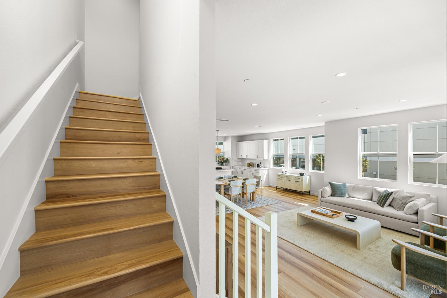 1480 Waterside Lane Rohnert Park, CA 94928 - Photo 15 of 35 a view of entryway and hall with wooden floor